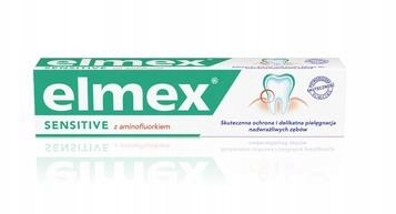 ELMEX 75 ML PASTA SENSITIVE + COLGATE SZCZOTECZKA ZIG ZAG MIĘKKA - zestaw