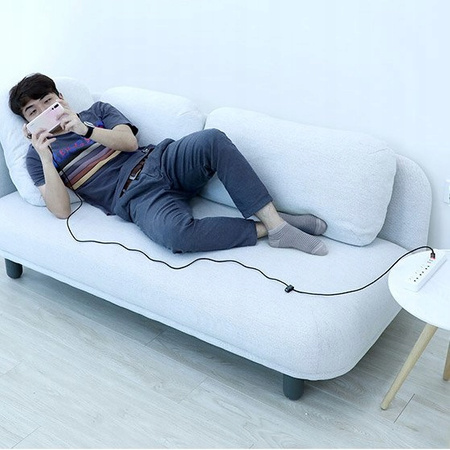 Baseus Cafule Cable wytrzymały nylonowy kabel przewód USB / micro USB 2A 3M czarno-szary CAMKLF-HG1