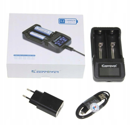 KeepPower Ładowarka L2 LCD Charger