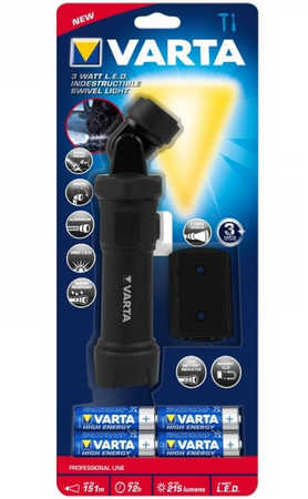 Varta latarka warsztatowa diodowa 3W Swivel 18703