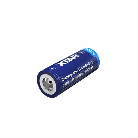XTAR 26650-520PCM 5200mAH Li-ION Protected 3,7V 7A