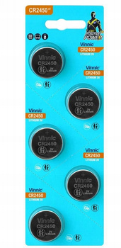 VINNIC bateria litowa CR2450 3V BL5 zestaw