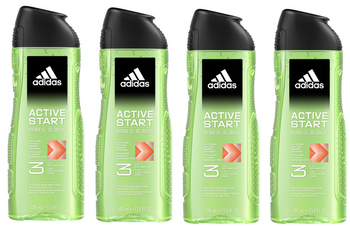ADIDAS SHOWER GEL 400ML MEN ACTIVE START 3IN1 12/108/1296 PLx4 /zestaw