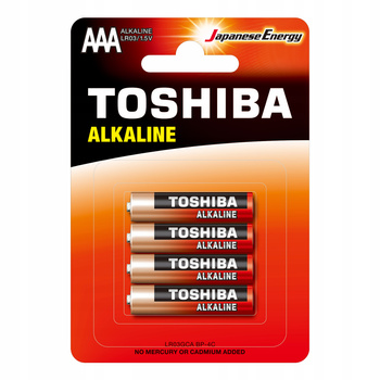 TOSHIBA bateria alkaliczna LR3 AAA BL4