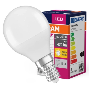 OSRAM Żarówka LED E14 5W 40W 470lm P40 2700K