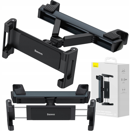 Baseus JoyRide Pro uchwyt samochodowy do telefonu/tabletu na zagłówek czarny