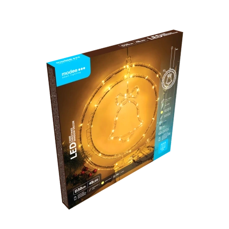 Dekor. świąt dzwonek BAT modee WARM 48LED ML-C3008