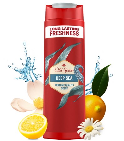 OLD SPICE SHOWER GEL 400 ML 3IN1 DEEP SEA 6/240/1440 PL*