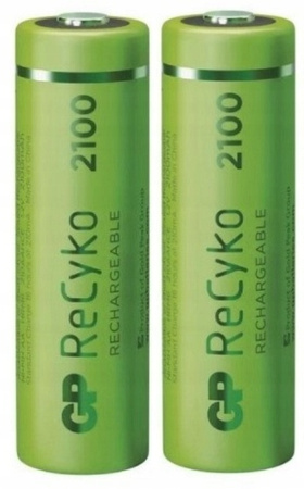 GP akumulatorki ReCyko+ AA 2100mAh NiMH 1.2V BL2