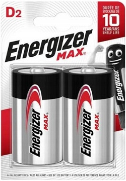 ENERGIZER Bateria alkaliczna MAX LR20 D bl.2