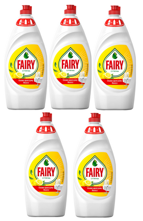 FAIRY PŁYN DO NACZYŃ 450ML LEMON x5 /zestaw