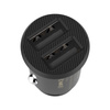 Baseus Grain Car Charger mini ładowarka samochodowa 2x USB 3.1A czarny CCALL-ML01 