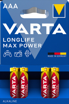 VARTA bateria alkaliczna Longlife Max Power LR3 AAA BL4