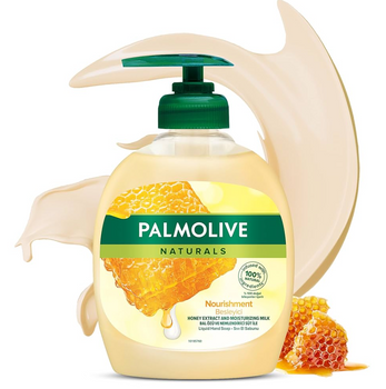 PALMOLIVE LIQUID HAND WASH 300 ML MILK & HONEY POMPKA 12/96/1152