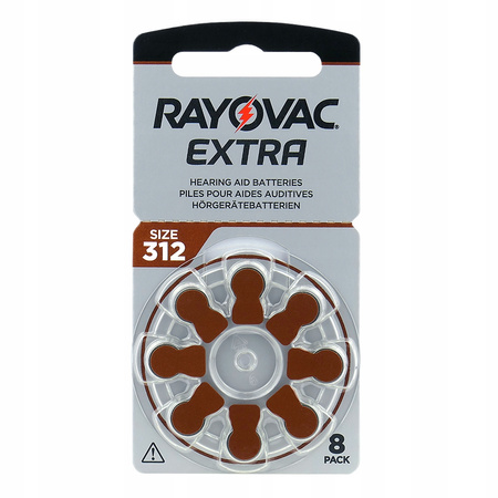 RAYOVAC Baterie słuchowe 312 Extra 8szt.x10 /zestaw
