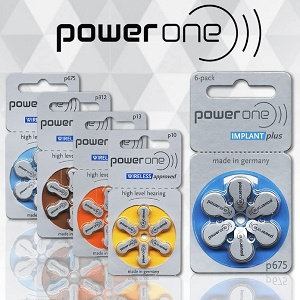 POWER ONE IMPLANT PLUS Baterie słuchowe V675 60 szt.