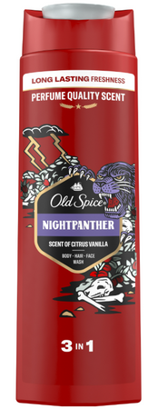 OLD SPICE SHOWER GEL 400 ML 3IN1 NIGHTPANTHER 6/240/1440 PL