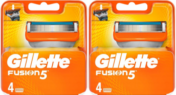 GILLETTE FUSION 5 WKŁADY A\"4 / FUSION RAZOR CARTIDGE REFILLS 10/640/6400x2 /zestaw