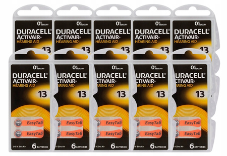 DURACELL baterie słuchowe 13 60 szt.