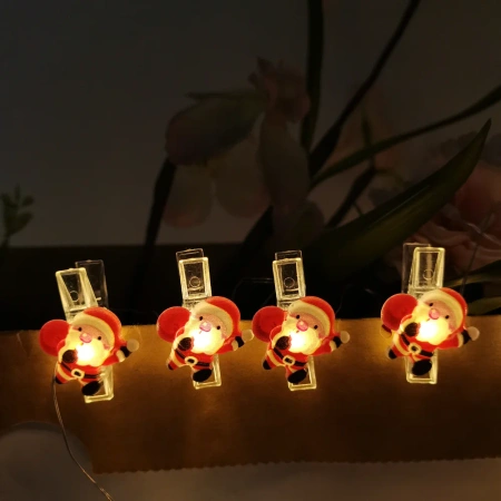 Lampki mikołaje BAT modee 0,9m WARM 10LED ML-C3013