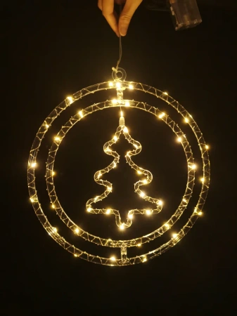 Dekor. świąt choinka BAT modee WARM 48LED ML-C3007