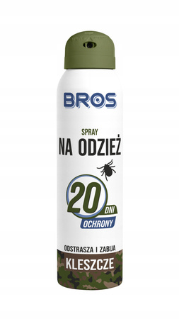 Bros Spray na odzież przeciwko kleszczom 90 ml