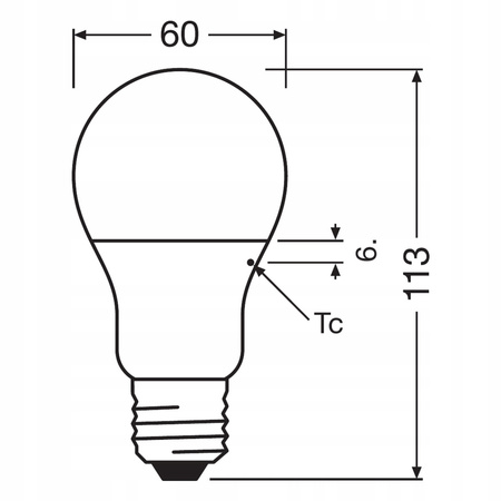 OSRAM Żarówka LED E27 13W 100W 1521lm 2700K 3-PAK