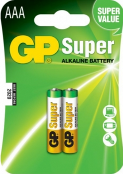GP bateria alkaliczna SUPER ALKALINE AAA BL2