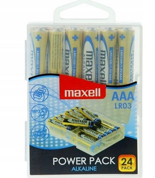 MAXELL bateria alkaliczna AAA 24 szt.