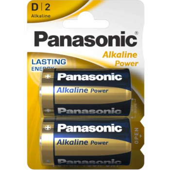 PANASONIC bateria alkaliczna Alkaline Power LR20 D BL2