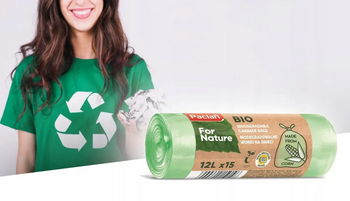Worki z kukurydzy Bio Paclan 12l 15 szt