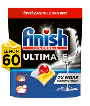 FINISH TABS POWERBALL ULTIMATE ALL IN1 LEMON 60 PCS 6/84/504 PL