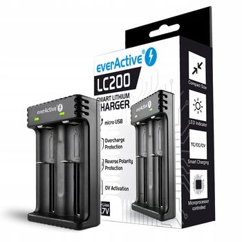 everActive Ładowarka do akumulatorków Li-ion LC-200 micro UBS