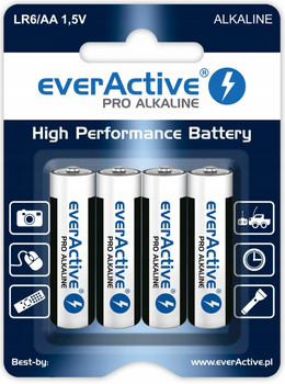 everActive bateria alkaliczna Pro AA bl.4