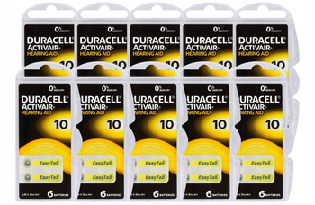 DURACELL baterie słuchowe 10 60 szt.