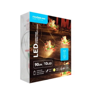 Lampki mikołaj BAT modee 0,9m WARM 10LED ML-C3020