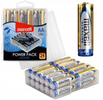 MAXELL bateria alkaliczna AA 24 szt.