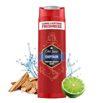 OLD SPICE SHOWER GEL 400 ML 3IN1 CAPITAN 6/240/1440 PL