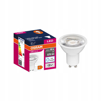 OSRAM Żarówka LED GU10 6,9W = 80W 575lm 6500K 60° 