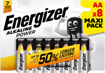 ENERGIZER Bateria alkaliczna POWER AA bl.8