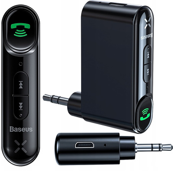 Baseus Transmiter Bluetooth AUX BSBA-02 Overseas Edition - czarny