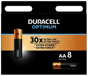 DURACELL LR6 AA OPTIMUM BL8