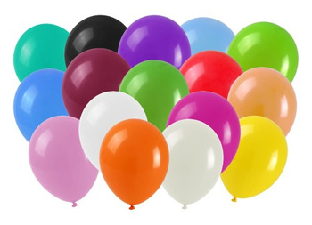 Balony Mix kolorów TK-0150 opakowanie 10 szt. 