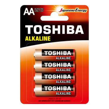 TOSHIBA bateria alkaliczna LR6 AA BL4