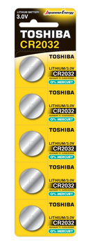 TOSHIBA bateria litowa CR2032 BL5