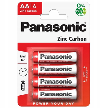 PANASONIC bateria ZINC CARBON AA BL4