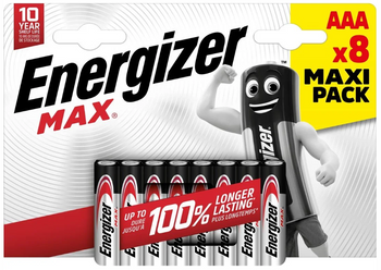ENERGIZER Bateria alkaliczna MAX AAA bl.8