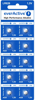 everActive bateria alkaliczna LR66 / L626 / AG4 bl.10