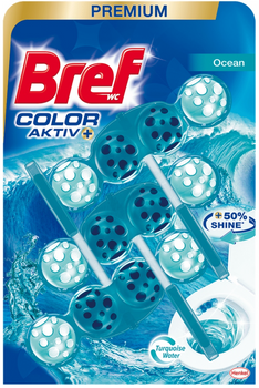 BREF COLOR AKTIV 3X50G OCEAN TURQUOISE WATER