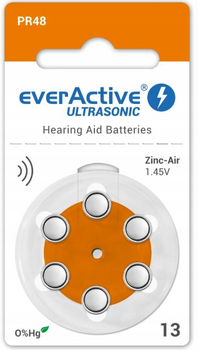 everActive baterie słuchowe ULTRASONIC 13 bl.6